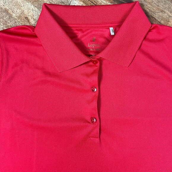 Lopez Desert Dry Womens Golf Polo 1X Plus Size Fitted Tennis Pickleball Active - Picture 2 of 10